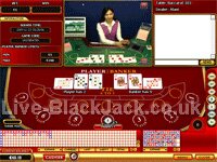 Live baccarat with live dealers